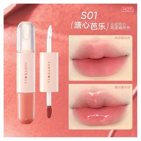 JUDYDOLL Dual-Ended Lip Glaze #S01
