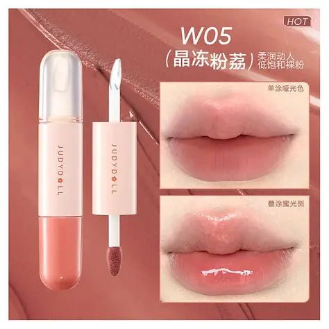 JUDYDOLL Dual-Ended Lip Glaze #W05