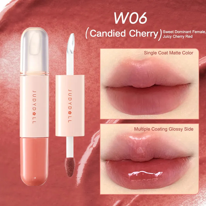 JUDYDOLL Dual-Ended Lip Glaze #W06