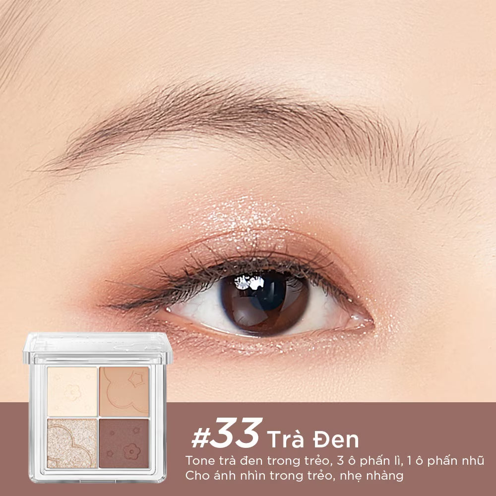 JUDYDOLL 4 Shades Eyeshadow #33