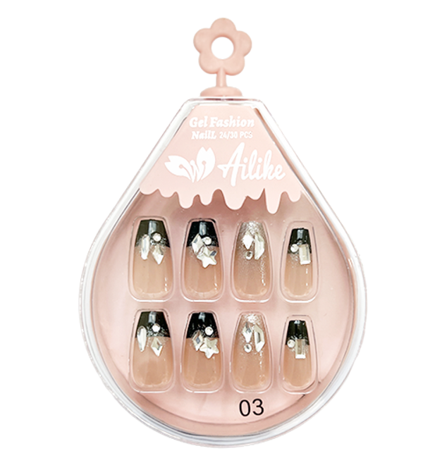 Ailike Gel Fashion Nail 24/30 pcs