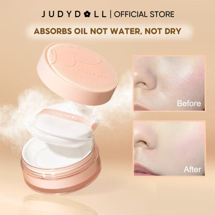 JUDYDOLL Translucent Soft-Focus Loose Powder #02 Pink