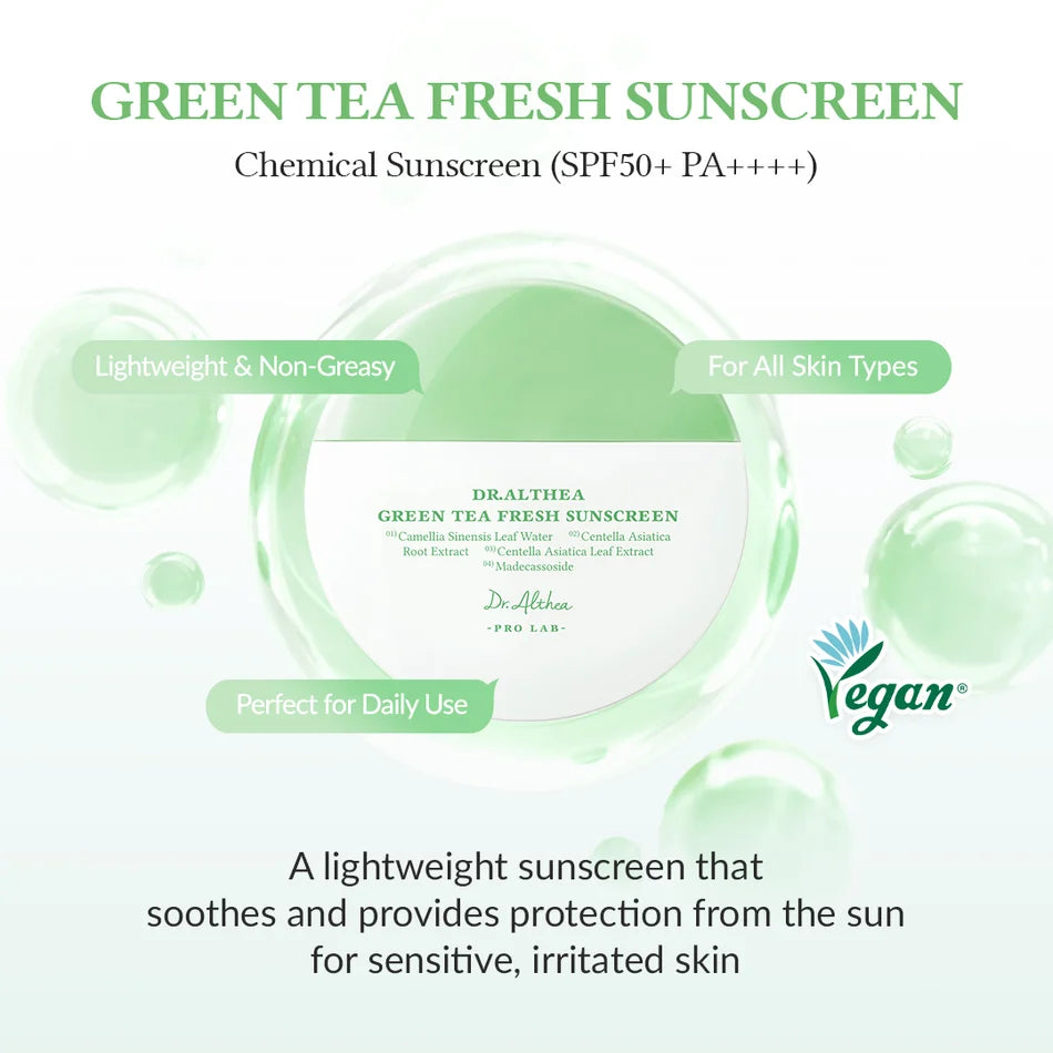 Green Tea Calming Sunscreen 50ml SPF 50