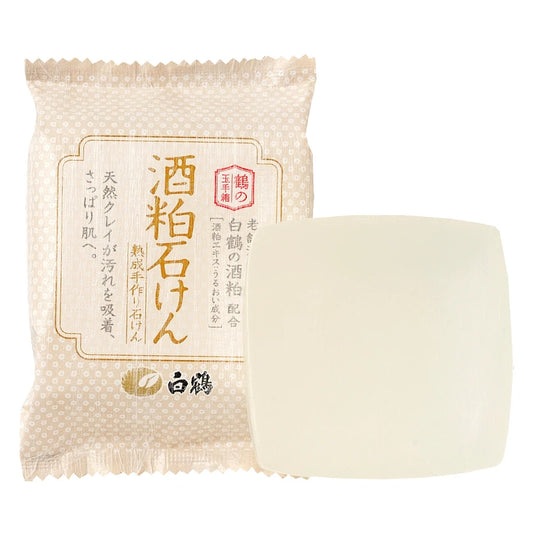 Tsuru No Tamatebako Sakekasu Soap 100g