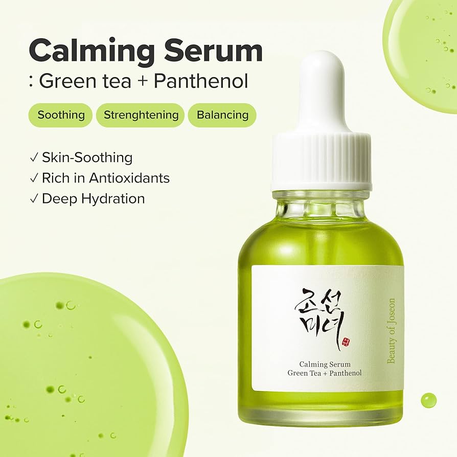 Calming serum : Green tea + Panthenol 30ml