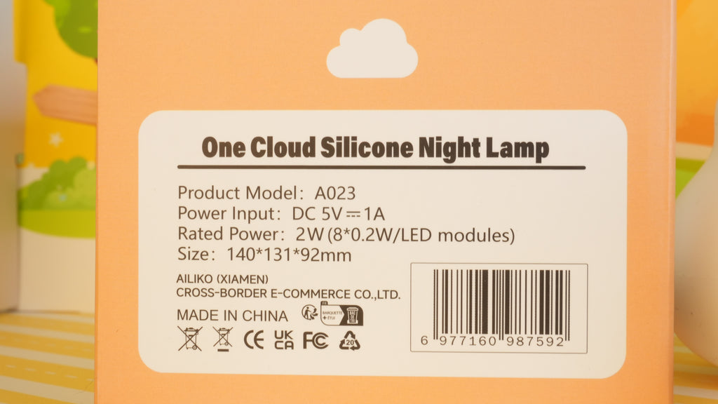 Cloud Silicone Night Lamp