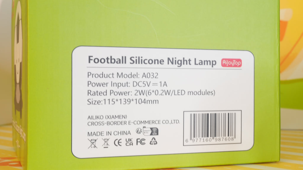 Soccer Silicone Night Lamp