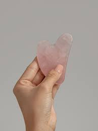 Ailike Natural Rose Quartz Gua Sha tool