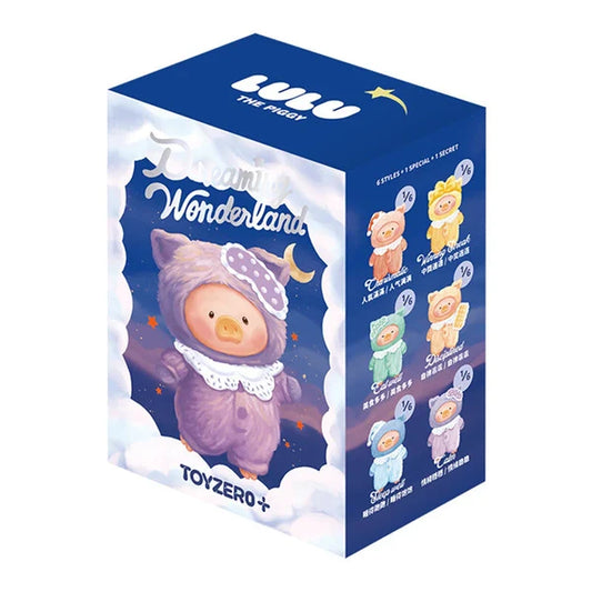 TOYZERO+ Lulu The Piggy Dreaming Wonderland Series PVC Plush Keychain Blind Box