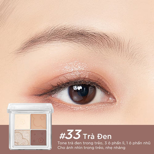 JUDYDOLL 4 Shades Eyeshadow #33